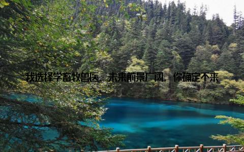 我选择学畜牧兽医, 未来前景广阔, 你确定不来看看嘿, 各位朋友们, 今天我要和大家分享一个关于我的故事, 一个关于我选择学习畜牧兽医的故事