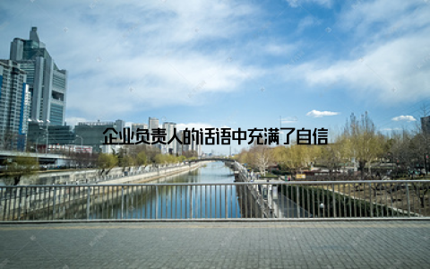 企业负责人的话语中充满了自信