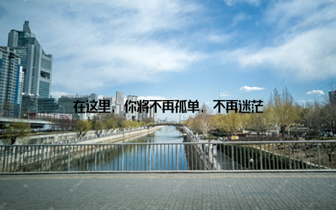 在这里, 你将不再孤单, 不再迷茫