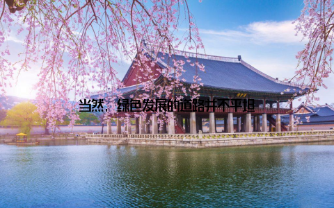 当然, 绿色发展的道路并不平坦