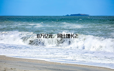 8万亿元, 同比增长2
