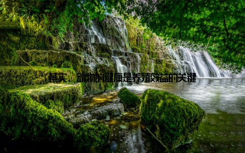 其实, 动物的健康是养殖效益的关键