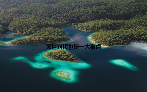 项目对接也是一大看点